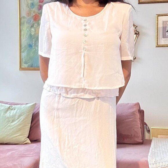 Vintage Powder Pink Dream Dress - Picture 1 of 4